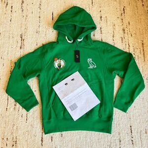 NEW OVO Boston Celtics Hoodie October’s Very Own Drake Jersey Tatum Nike